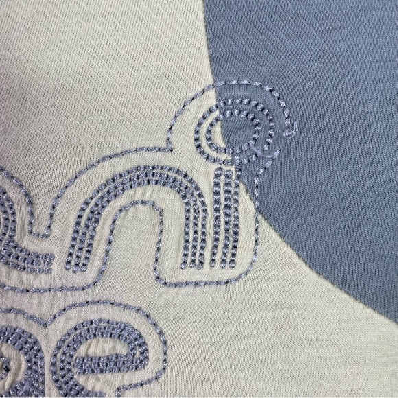 A/x Armani Exchange Black Long Sleeved Embroidered Beaded Shirt - Picture 3 of 7